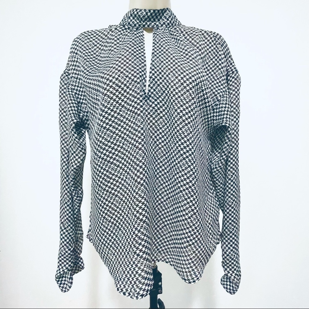 NWOT Joie Houndstooth Shirt Top Size XS